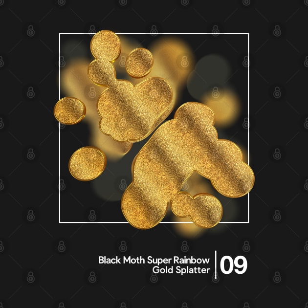 BMSR - Gold Splatter / Minimalist Style Graphic Design by saudade