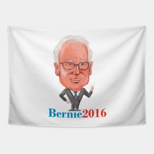 Bernie 2016 Democrat President Caricature Tapestry