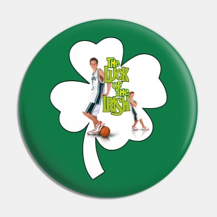 Luck of the Irish Four Leaf Clover Pin
