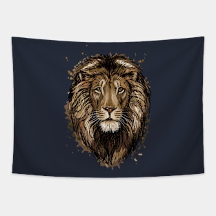 Imposing Lion Tapestry