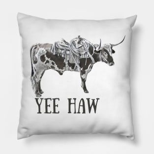 Save a Horse Ride a Steer Pillow