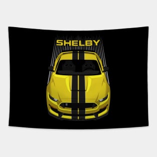 Ford Mustang Shelby GT350 2015 - 2020 - Yellow - Black Stripes Tapestry