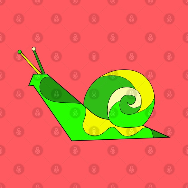 Citrus Snail Boy Brian by VazMas Design