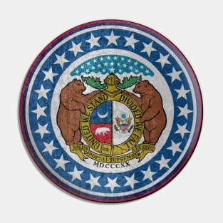 Missouri State Flag Pin