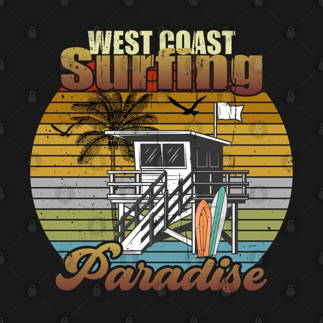 West Coast Surfing Paradise by Blended Designs