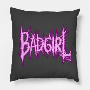 Badgirl Pillow