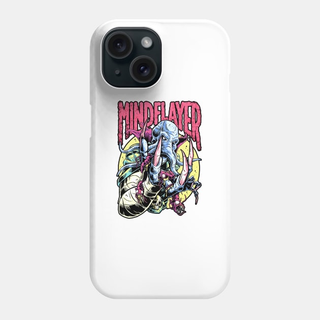 Mind Flayer (Alt Print) Phone Case by Miskatonic Designs