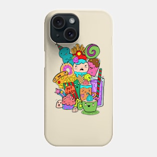 Funny Colourful Food Mix Phone Case