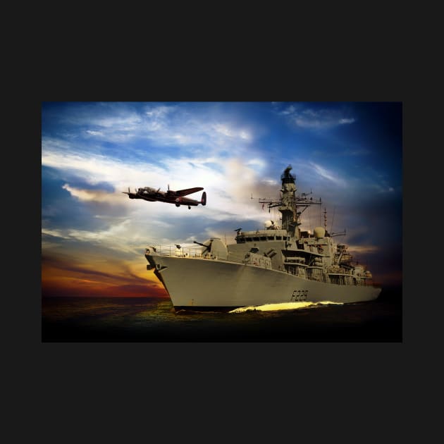 HMS Lancaster by aviationart