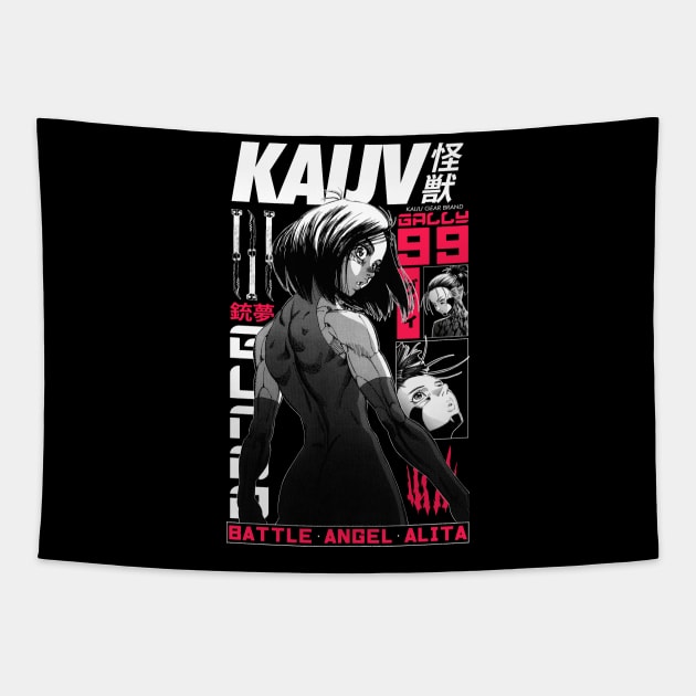 Alita the battle angel Tapestry by NxMercy