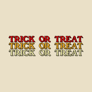 trick or treat vintage halloween custom T-Shirt