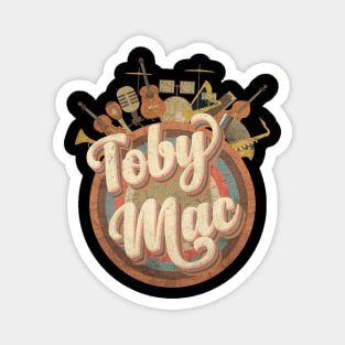 Music Tour Vintage Retro Style Tobymac Magnet