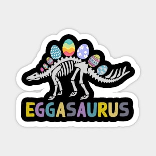 Eggasaurus Stegosaurus Easter Egg Dinosaur Funny Easter Magnet