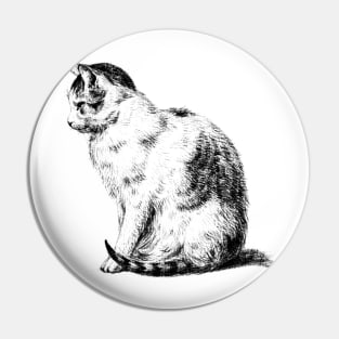 Sitting Cat Pin