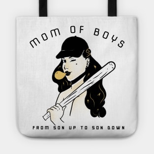 Mom Of Boys From Son Up To Son Down - Mothers Day Gift For Mommy Mother - Mom Life Tote