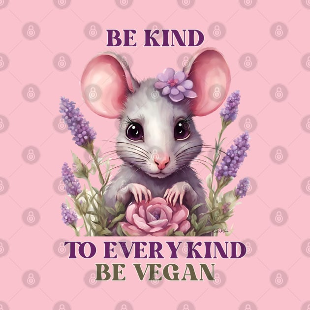 Be Kind Vegan Rat by Greyhounds Are Greyt