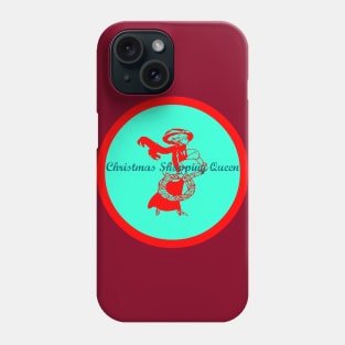 Christmas Shopping Queen Phone Case