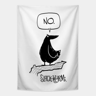 Crow says No! Tapestry