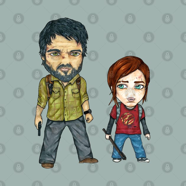 Joel & Ellie by LivStark