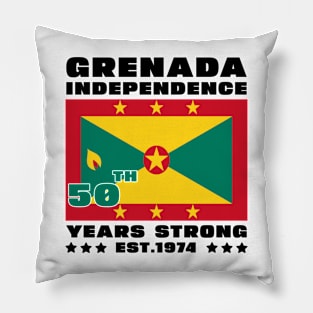 Grenada Independence Day Grenadian 50th celebration Grenada Pillow