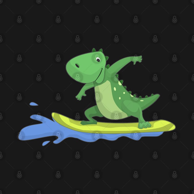The Surfer Dino by FamiLane