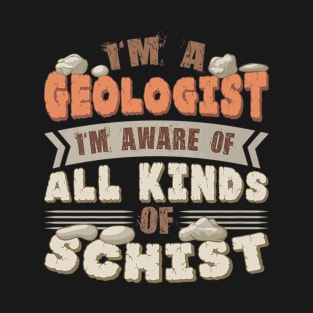 Schist Geology Rock Science T-Shirt