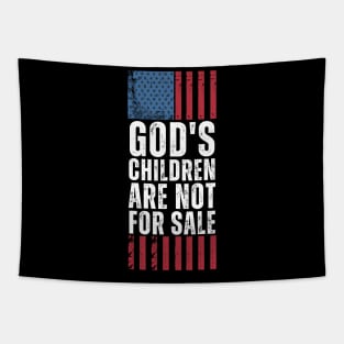 God's Children Are Not For Sale Tapestry