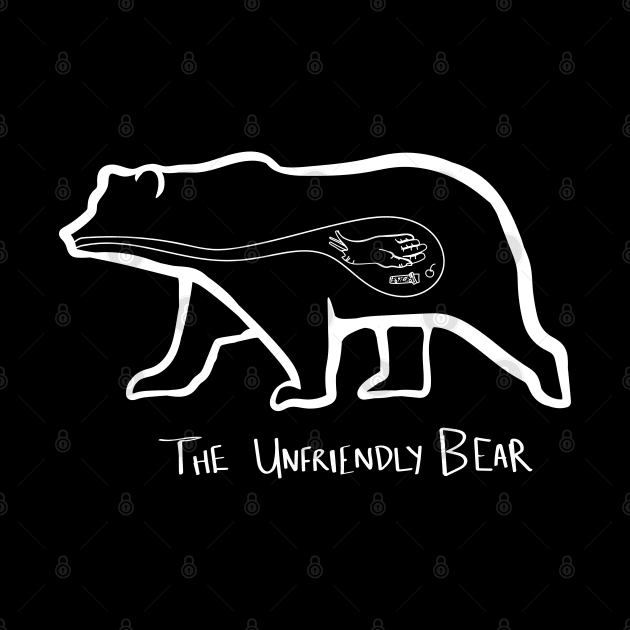 Grizzly Bear with Human Hand "The Unfriendly Bear" by Boreal-Witch