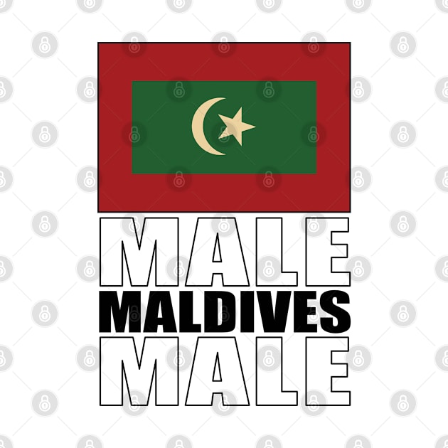 Flag of Maldives by KewaleeTee