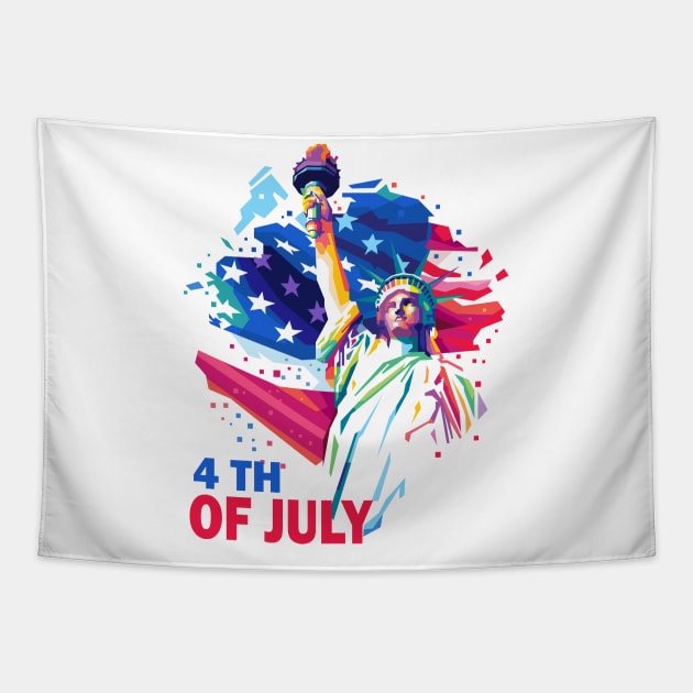 4th of july Tapestry by giltopann