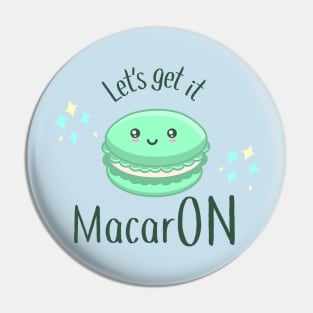 Macaron Mint Pin