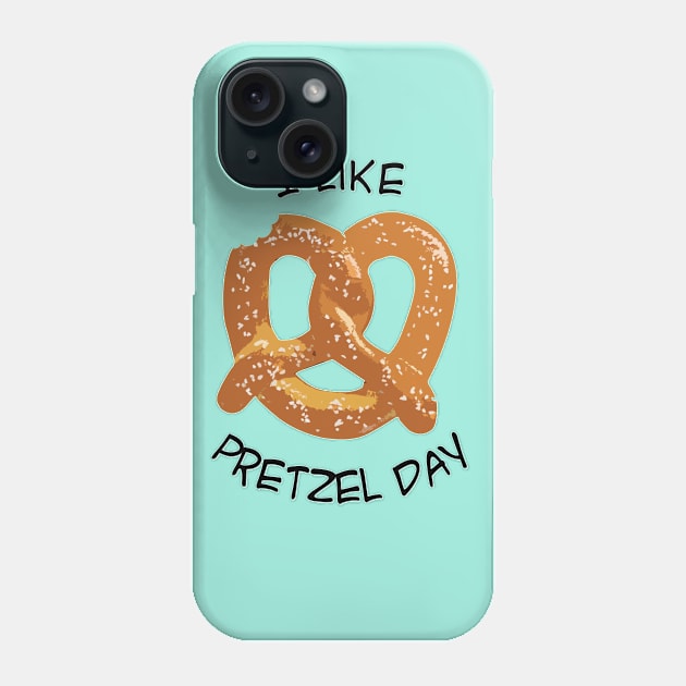 Pretzel Day Phone Case by steven pate custom art