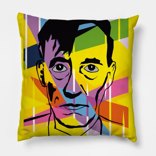 William S. Burroughs Pillow by Exile Kings 