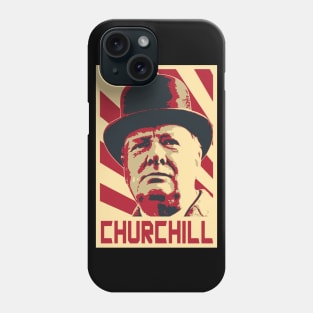 Churchill Retro Propaganda Phone Case