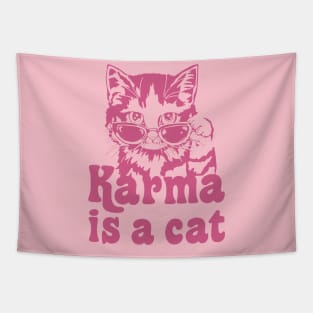 Karma is a Cat Tapestry