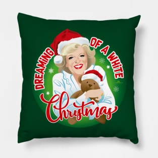 White Christmas Pillow