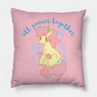 Cute Pony Girl Pillow