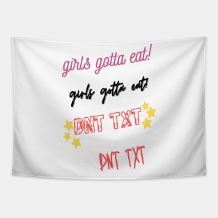 girls gotta eat dnt txt sticker pack Tapestry