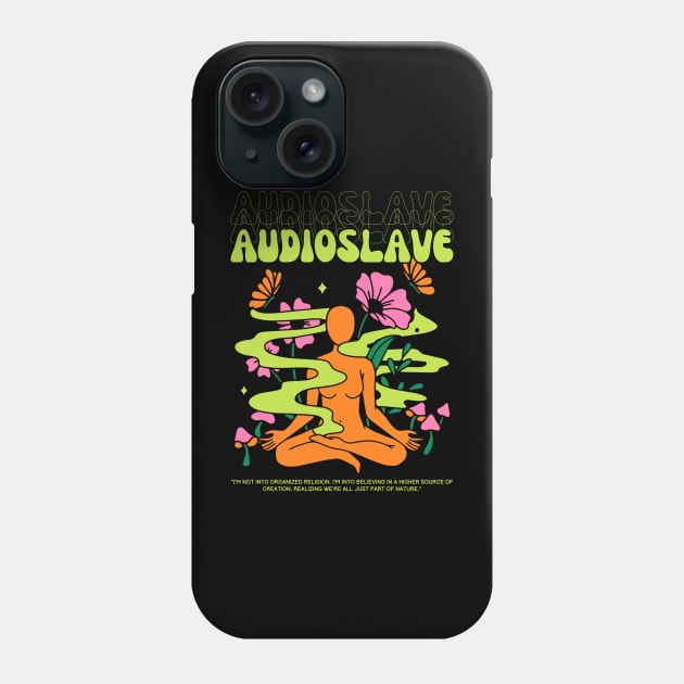 Audioslave // Yoga Phone Case by Mamamiyah