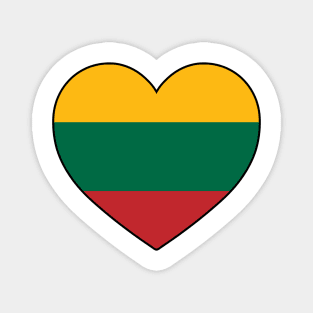 Heart - Lithuania Magnet