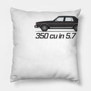 350 Black Pillow