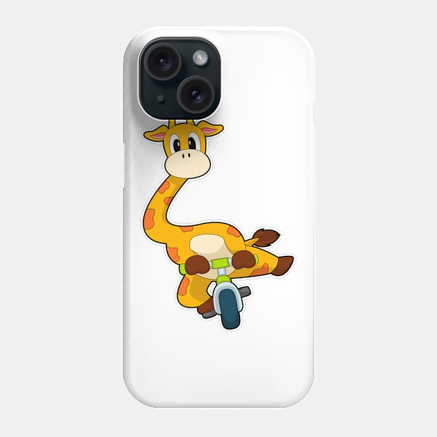 Giraffe Bicycle Phone Case by Markus Schnabel