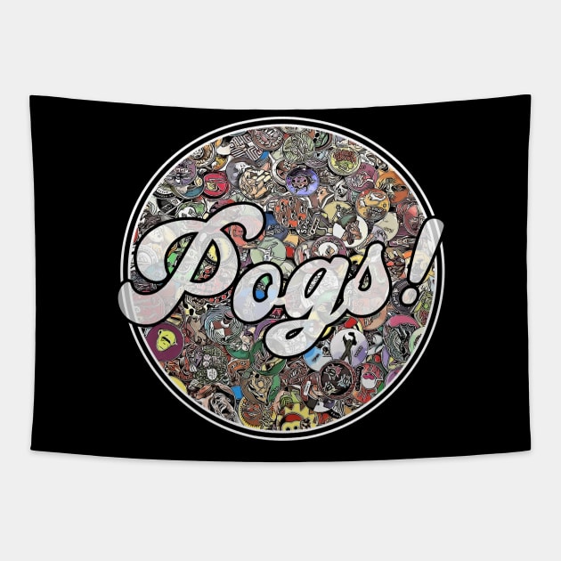 Pogs - 90s Fun Tapestry by karutees