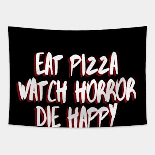 Eat Pizza, Watch Horror Tapestry