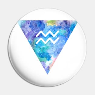 Aquarius Zodiac Pin