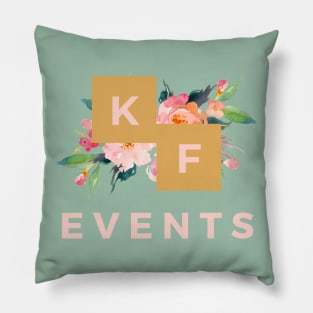 KF Events Block Logo Pillow