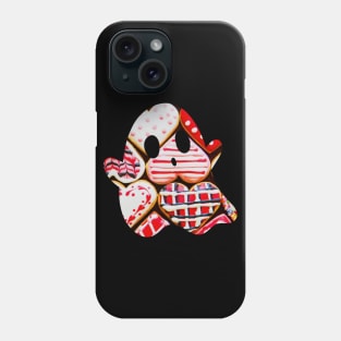 Valentines Heart Cookies Ghost Phone Case