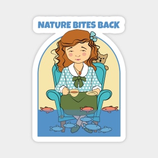 Climate Change Nature Bites Back Magnet