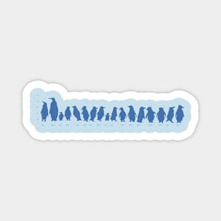 Penguin Line-up Magnet