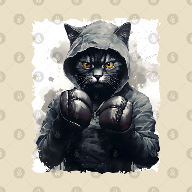 Boxer Cat by ArtisticCorner